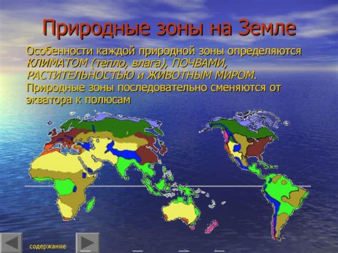 Природные зоны: общая характеристика