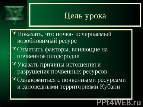 Причины истощения почвенных ресурсов