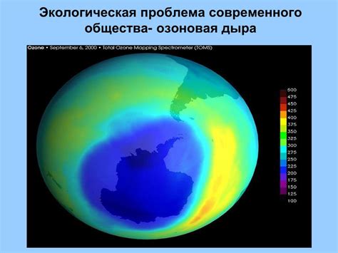 Причины образования озоновой дыры