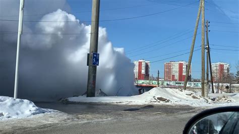 Причины прорыва трубы с горячей водой