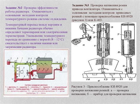 Проверка эффективности охлаждения двигателя