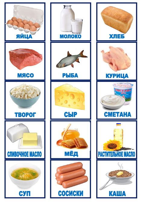 Продукты питания с ограничениями