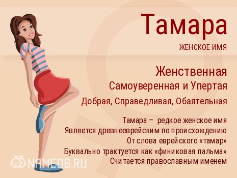 Происхождение имени Тамара