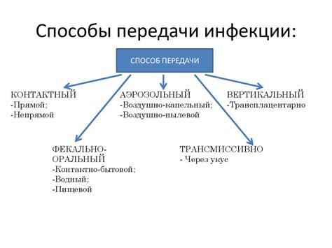 Пути передачи