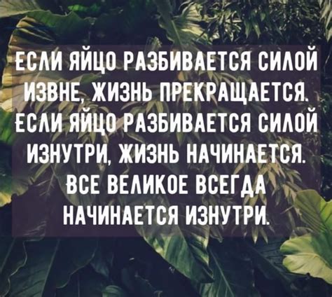 Работайте над собой и своими проблемами