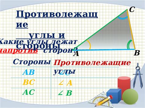 Равные и противолежащие углы