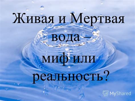 Раздел 9: Вода с серебром - миф или реальность?