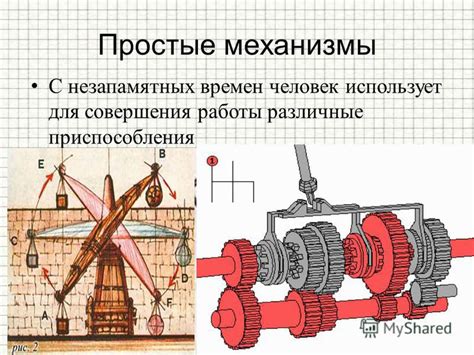 Различные механизмы работы