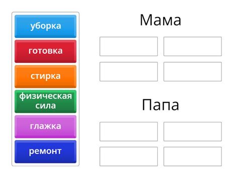 Распределите обязанности