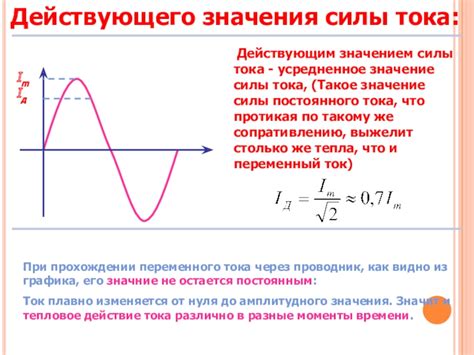 Расчет и измерение действующего значения тока и напряжения