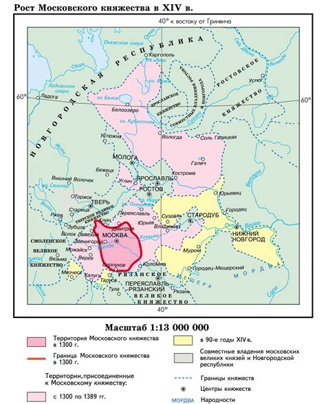 Расширение власти Московского княжества на территории Руси