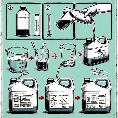 Рекомендации по смешиванию масла и бензина