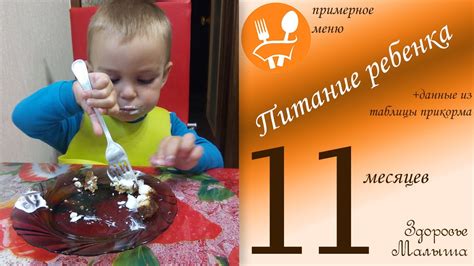 Рецепты полдника для ребенка 11 месяцев