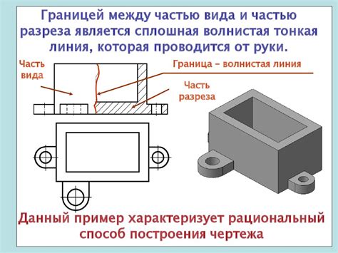 Роль вида и разреза в процессе изготовления и сборки изделия