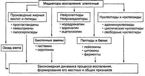 Роль медиаторов воспаления