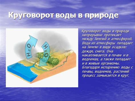 Роль океанов в круговороте воды