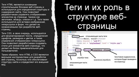 Роль тега <table> в структуре веб-страницы