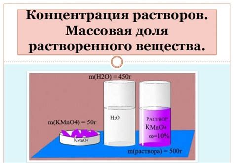 Роль эквивалентной массы в определении концентрации вещества