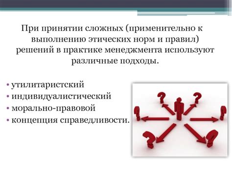 Роль этических норм в поведении и принятии решений