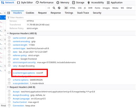 Роль X-Content-Type-Options nosniff в обеспечении безопасности сайта