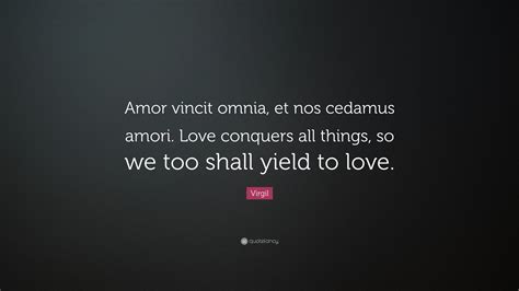 Романтический смысл фразы Amor Vincit Omnia