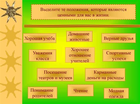 Саморазвитие: идеалы и ценности