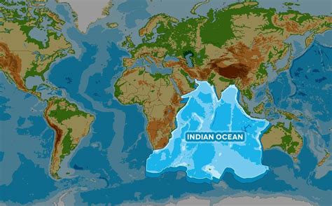 Связи Индийского океана с другими океанами