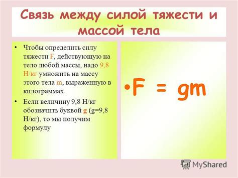 Связь между массой и составом вещества