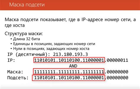 Сетевая маска и ее связь с IP адресом