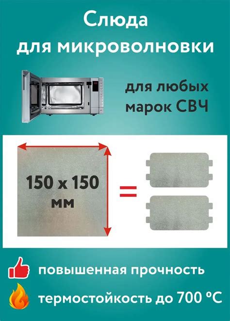 Слюда в микроволновой печи: особенности использования