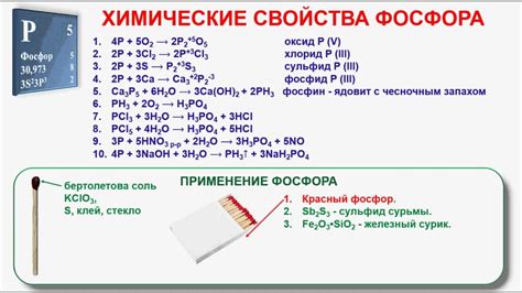 Собственные свойства фосфора: как они отличаются от других элементов?