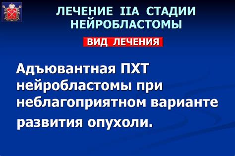 Стадии развития низкодифференцированной нейробластомы с низким МКИ