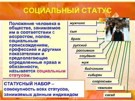 Статус в обществе: определение, значение и примеры