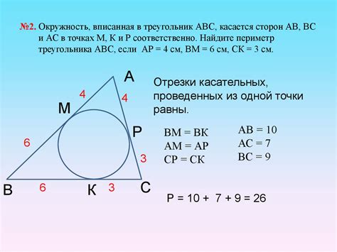 Треугольник АВС и его описанная окружность