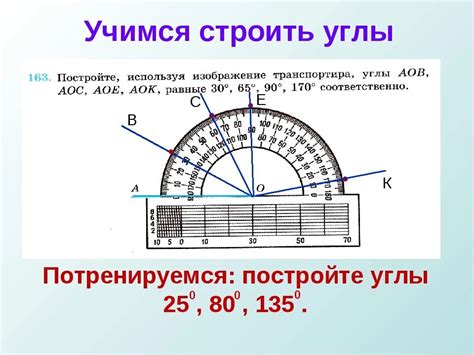 Угол: классификация и измерение