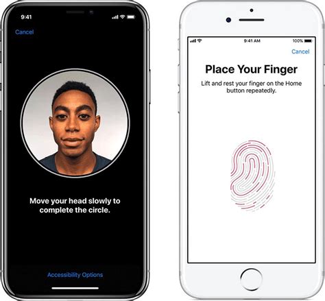 Установка Touch ID или Face ID