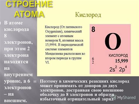 Участие электронов в химических реакциях