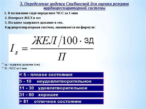 Функциональные показатели