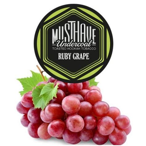 Цвет и форма плодов Ruby grape must have