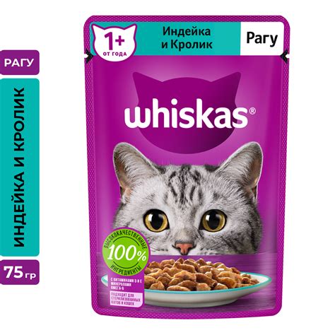 Что выбрать: влажный корм Whiskas или Kiticat+