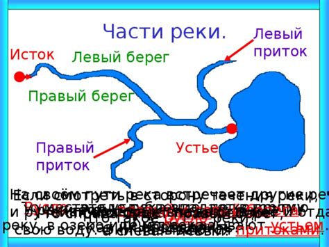 Что находится за течением реки?