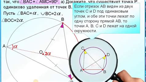 Что определяет условие принадлежности точек пересечения?