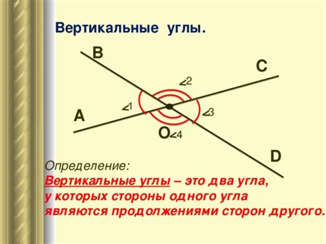 Что такое вертикальные углы