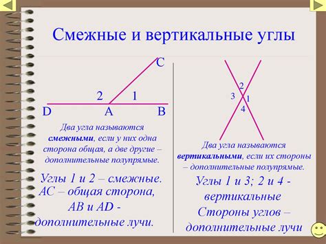 Что такое вертикальный угол и его свойства