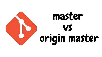 Что такое ветка master и ветка origin master?