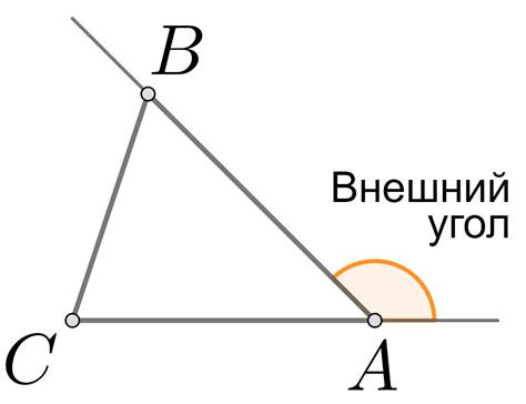 Что такое внешний угол