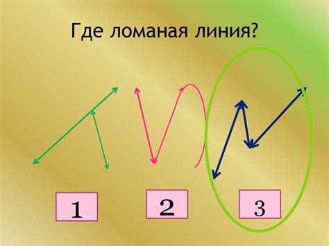 Что такое ломаная линия?