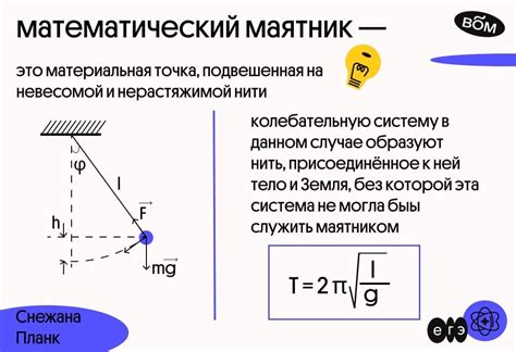 Что такое период колебаний маятника?