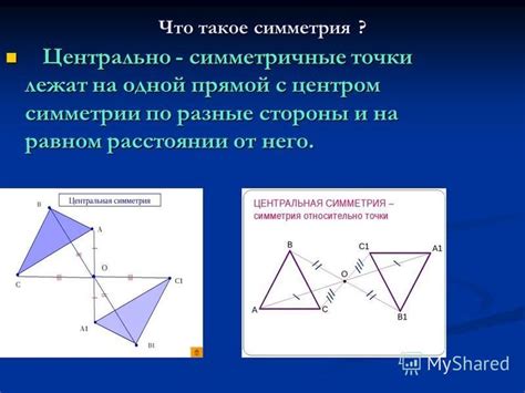 Что такое симметричные точки?