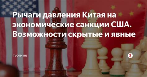 Экономические санкции Китая и США